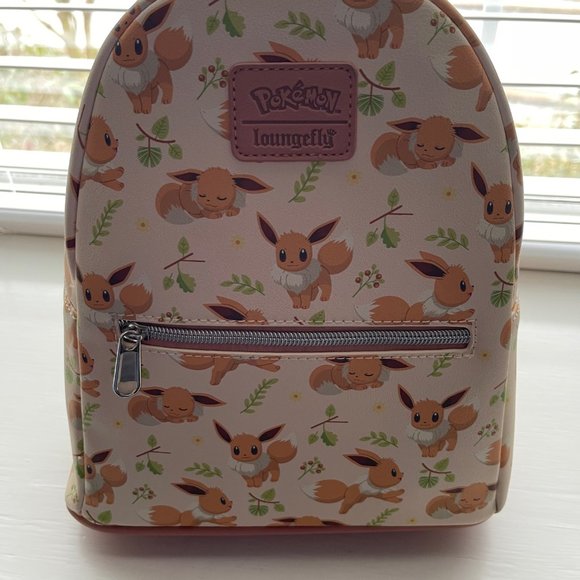 New Loungefly Pokemon Eevee Mini Backpack - Picture 14 of 16